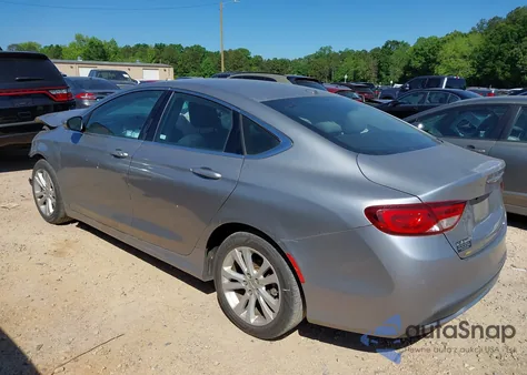 2015 Chrysler 200 Limited z USA, uszkodzony, nr VIN 1C3CCCAB0FN603536